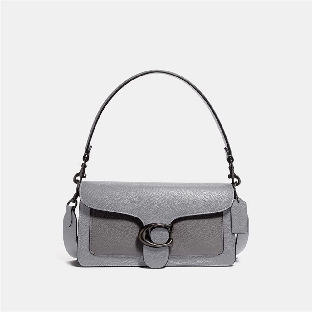Coach Tabby 26 Shoulder Bag Grey Colorblock